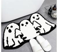 Unwelcome Bat Door Mat,Gothic Coir Rug for Front Door, Halloween Decorations Outdoor, Spooky Home Closing Housewarming (B)