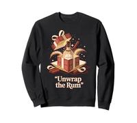Unwrap The Rum Funny Coquito Holiday Design Felpa