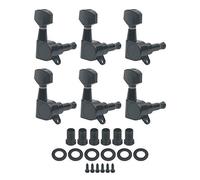 Unxuey 6R String Tuning Pegs Keys Accordatore per chitarra elettrica Strat Tele Black