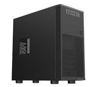 UNYKAch Aero C15 - Case per PC Micro ATX, USB-C frontale + USB 3.0, ventola da 80 mm inclusa, compatibile con mATX/ITX, GPU fino a 300 mm, 2 SSD + 2 HDD, alloggiamento esterno da 5,25" per DVD o