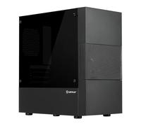UNYKAch Box Micro ATX Aero C25, sezione centrale griglia, 2 porte USB 3.0 e 1 USB 2.0. Include alimentatore ATX da 500 W (max)