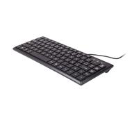 Tastiera mini USB Unykach KB302 con 83 tasti - Ultrasottile - Colore nero