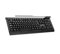 Tastiera USB Unykach KB918 con lettore intelligente di tipo PC/SC 2.0 come DNIe o tessera sanitaria spagnola - Lingua spagnola - Colore nero