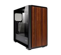 Unykach Revelat MADEIRA Black, Torre ATX, Cristallo Temperato, USB 3.0, USB Type-C Gen 2, Nero e Legno