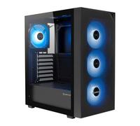 UNYKAch Scatola ATX Revelat Mesh Compact Edition | Chasis Gaming con 4 ventole × 120 mm ARGB, USB-C Gen 2, vetro temperato, supporto di raffreddamento 240 mm, mesh