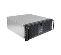 UNYKAch Scatola Rack UK4339 Formato 4U 19" ATX, compatibile con refrigerazioni liquide da 360 mm (supporto incluso), chiusura con chiave, 1 USB 3.0 e 1 USB Tipo C e 2 ventole da 80 mm