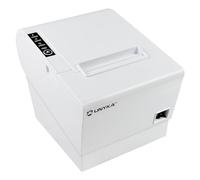 Unykach Stampante termica POS5 White con connessioni USB, RJ12, RJ11 e LAN e compatibile con Windows, JPOS, OPOS, Linux, Android e Mac