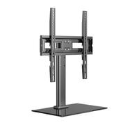 UNYKAch Supporto TV da tavolo per schermi piatti e curve da 23-60 pollici (fino a 40 kg), girevole, VESA max 400 x 400 mm