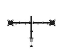 UNYKach UK1422 Supporto per monitor doppio 10-32" VESA 100x100 Max 20Kg