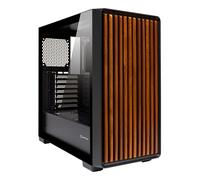 UNYKAch Scatola ATX Revelat Madeira Black con lato in vetro temperato, adatta per schede fino a 425 mm e raffreddamento liquido fino a 360 mm