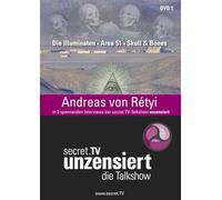 Unzensiert - Die Talkshow DVD 1: Illuminati, Skull & Bones, Area 51: 3 Sendungen mit Andreas von Rétyi [Edizione: Germania]