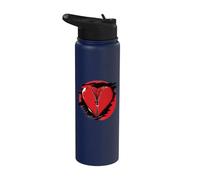 Unzip Your Heart Love Stainless Steel Insulated Water Bottle