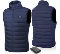 Unzipp Gilet Riscaldato Uomo Donna con Batteria 10000mAh, Giubbotto Elettrico Lavabile con 3 Livelli di Calore, Giacca Invernale Caldo per Esterni e Lavoro - Idea Regalo Perfetta per Natale