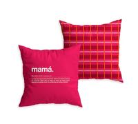 UO Federa per cuscino con messaggio, mamma. Definizione, regalo per la festa della mamma, regalo per la mamma, regalo per la mamma, 50 x 50 cm, 100% cotone