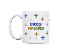 UO Tazza regalo con scritta Sei il più, regalo per amici, regalo originale di Natale, regalo amico invisibile originale, 350 ml, ceramica
