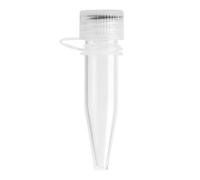 UOCAI 50 provette da centrifuga, provette di reazione con tappo a vite, provette per campioni, contenitori di plastica per campioni per il congelamento di cellule (1,5 ml, trasparenti)