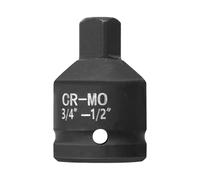 UOCAI Adattatore da 3/4" F A 1/2" M Impact Socket, L'Acciaio Cr-Mo Riduttore Quadrato per Trapano Avvitatore A Percussione Adattatore Bussola per Chiave Dinamometrica E A Cricchetto