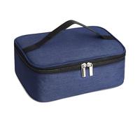 UOCAI Mini Borsa Termica 3,2L Borsa Termica Porta Pranzo Riutilizzabile Porta Pranzo Borsa Lunch Bag Borsa Frigo Portatile Uomo Donna per Scuola Picnic Ufficio Lavoro Blu