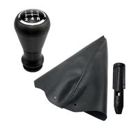 UOEMCRTB Copri Pomello Cambio Cuffia Pomello Cambio A 5 Marce Per Citroën Per Partner C1 C4 C3 Per Picasso(Black set)