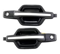 UOEMCRTB Maniglie Esterne Porte Maniglia Esterna Per Portiera Per Mitsubishi Per Montero 2001-2006 E Per Pajero 1999 5716A359XA MR970425 Nera Semicromata (Rear Left and Right)
