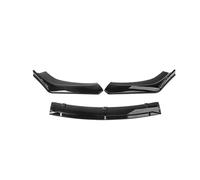 UOEMCRTB Spoiler Anteriore per Jaguar XFL XF XE Universale Paraurti Anteriore Split Lip Body Kit Spoiler Diffusore Deflettore Modifica Sportiva 3 Pezzi(Bright Black)