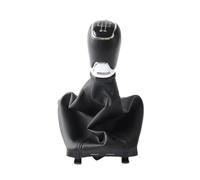 UOEMCRTB Pomello Del Cambio In Similpelle A 5 E 6 Marce Per S&koda Per Octavia A7 Mk3 2014 2015 2016 2017 Con Cuffia In Pelle Sintetica E Leva Cambio Manuale(Leather,5 speed)