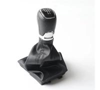 UOEMCRTB Pomello Del Cambio In Similpelle A 5 E 6 Marce Per S&koda Per Octavia A7 Mk3 2014 2015 2016 2017 Con Cuffia In Pelle Sintetica E Leva Cambio Manuale(ABS,5 speed)