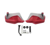 UOEMCRTB Protezione Manubrio Paramani per Moto in Carbonio per XCape650 Paramani per Moto Paramani per Manubrio Parabrezza per X-Cape 650(Red Grey Set)