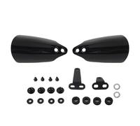 UOEMCRTB Protezione Manubrio Paramani per Moto Protezione per Le Mani per Harley per Softail Street Bob FXBB FXBBS Deluxe FLDE Low Rider ST FXLRST 18-23(Vivid Black)