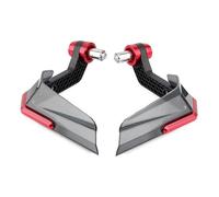 UOEMCRTB Protezione Manubrio Paramani per Moto Protezione per Parabrezza Protezione per Mani per Kawasaki Z1000 Z900 Z800 Z750 Z650 Ninja400 NINJA650(Red)