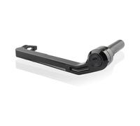 UOEMCRTB Protezione Manubrio per 1200 Scrambler XC XE per 765 Street Triple R S RS per 675 Street Triple R RX Paramani per Moto Shield Equipaggiamento Protettivo Antivento(Black-Left)