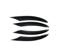 UOEMCRTB Spoiler Anteriore per Mercedes per Benz Classe C W205 C180 C200 C260 2019 2020 2021 Paraurti Anteriore Splitter Spoiler Laterale Presa d'Aria Wind Knife Kit Carrozzeria(Carbon Look)