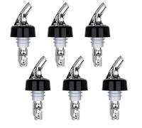 Uoimky Beccucci Versatori 4 cl, 6 pezzi Dosaggio Beccuccio Versatore Alcool Auto-per Dosatore Becchi per Liquore Dosatore/Becco Versatore Bottiglia per vino, cocktail e olio