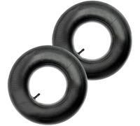 Uoimky Camera d'Aria 3.50/4.00-6, 2 pezzi Ruota di Ricambio Camera d’Aria Ruota Carriola Pneumatici Da Per Carrelli a Mano Trattore Inner Tube Valvola per carriola, asta piegato, carrelli manuali