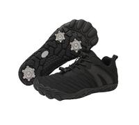 Uomini Alpinismo Scarpe Anti Scivolo Resistente all Usura Traspirante Arrampicata Escursionismo Tempo Libero Sport al Coperto Fitness Volare Scarpe tessute (Nero,45)