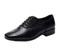 Uomini Ballroom Sneakers,Scarpe da Ballo Uomo,Scarpe Ballo Moderne Tacco Basso Uomo,Assorbimento Dell'Umidità,Adatto per Matrimoni,Feste,Centri di Formazione Danza