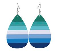 Uomini che amano gli uomini Gay Lgbt Pride Orecchini in pelle per le donne Orecchini pendenti con pendente a goccia con gancio Regali per ragazza adulta