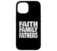 Uomini conservatori cristiani Leadership familiare basata sulla fede Custodia per iPhone 15