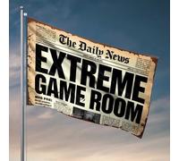 Uomini Decor Extreme Game Room: The Daily News Bandiera Uomini Cave Decor Marking Bandiere (152 x 244 cm)