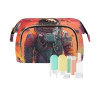 Uomini della borsa di trucco di viaggio nelle borse cosmetiche di grande capacità dello spazio per, Multicolore, Taglia unica, casual