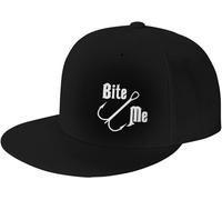 Uomini Donna Cappello Piatto L'Amo del Pescatore Mi Morde Cappello da Sole Moda Cappellino da Baseballberretto Traspirante Cappelli da papà per Che Corre Campeggio Sport