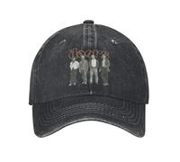 Uomini Donne Jim Morrison The Doors Rock Band Cappelli stampatiVinta ge Diused Washed Baseball Cuff Adjustable