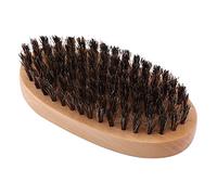 Uomini Fucizia setola di cinghiale co in legno per la tasca militare baffi barba toelettatura a pennello grigio plastica