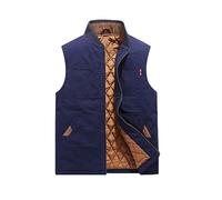 Uomini Giacca Senza Maniche Gilet Inverno Casual Moda Slim Outdoorkeep Caldo Freddo Morbido Addensare Gilet Cappotti Uomini