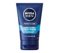 Uomini Nivea pulizia profonda Face Wash 100 ml - Confezione da 3