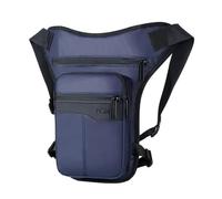 Uomini Nylon Vita Drop Leg Bag Coscia Hip Belt Bum Fanny Pack Militare Tattico Donne Equitazione Moto Messenger Borse a Spalla, B Blu scuro, Taglia unica