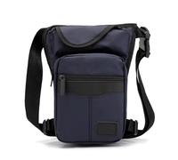 Uomini Nylon Vita Drop Leg Bag Coscia Hip Belt Bum Fanny Pack Militare Tattico Donne Equitazione Moto Messenger Borse a Spalla, Blu scuro, Taglia unica