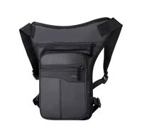 Uomini Nylon Vita Drop Leg Bag Coscia Hip Belt Bum Fanny Pack Militare Tattico Donne Equitazione Moto Messenger Borse a Spalla, B nero, Taglia unica