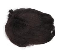 Uomini Realistici per Capelli Toupee - Toupee Nero Morbido e Alla Moda per Signori, Alla Moda 6.3 X 7.1in Sostituzione dei Capelli
