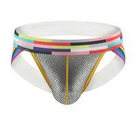 Uomini Sexy Vita Bassa Lunga U Bulge Tasca Elefante Tronco Biancheria intima Memorie Mini Perizoma Uomo Erotico Hot Slip Trasparente Cotone Dim Perizoma, argento, XXL